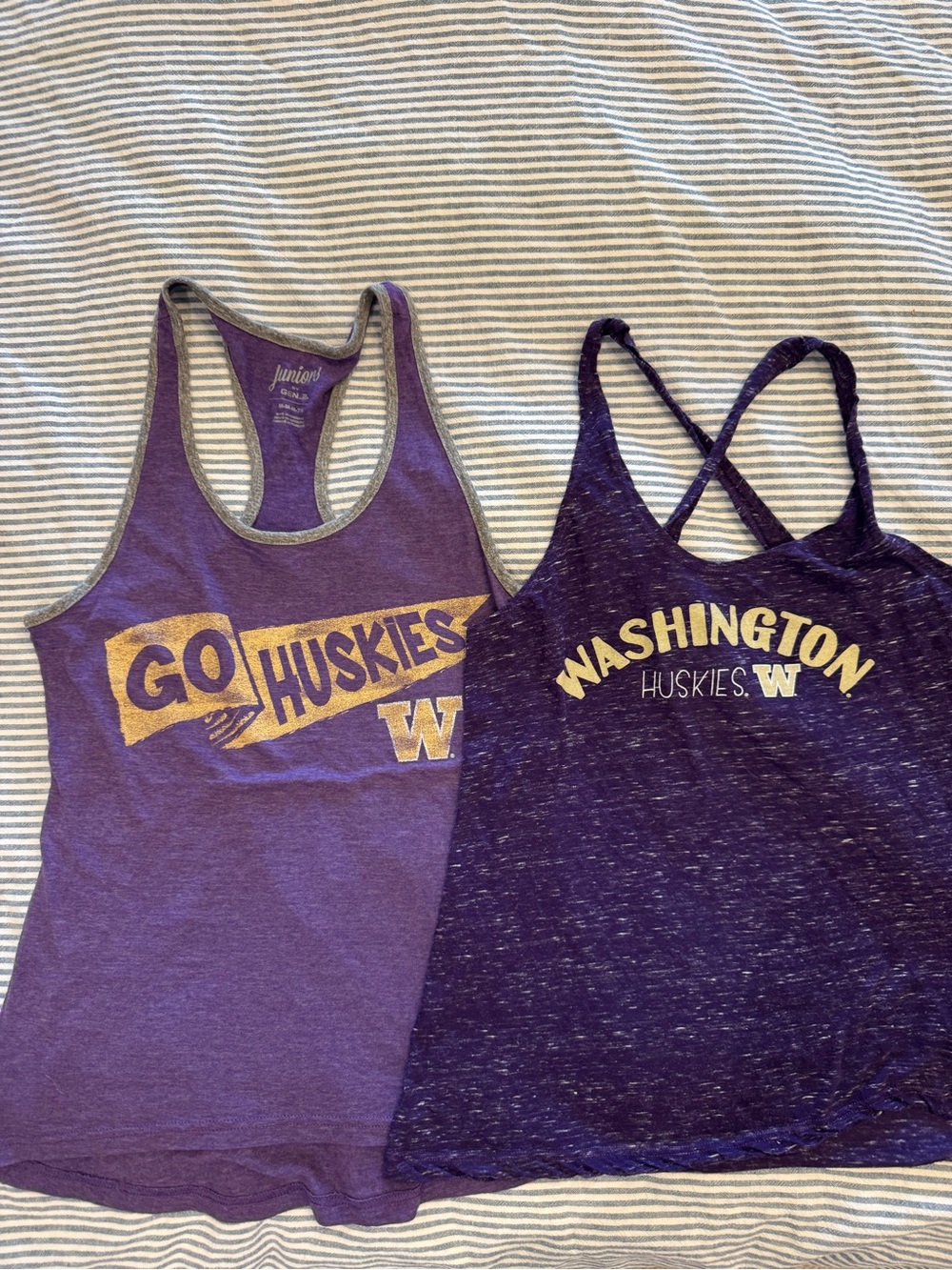 University of Washington Huskies Purple Tank Tops (Set of 2)